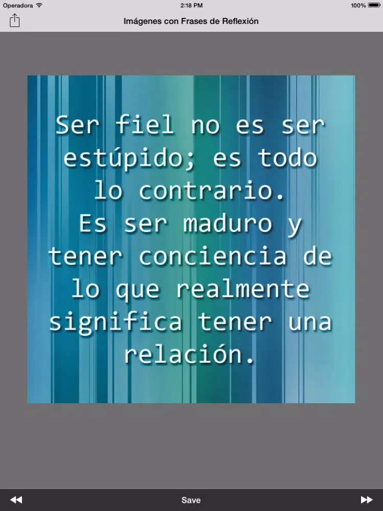 Imagenes con Frases de Reflexion iPad  Screenshots