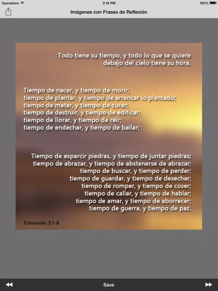 Imagenes con Frases de Reflexion iPad  Screenshots