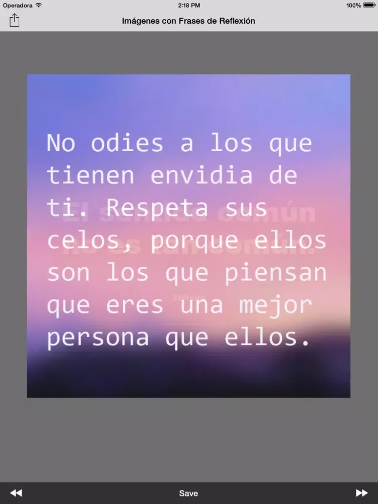 Imagenes con Frases de Reflexion iPad  Screenshots