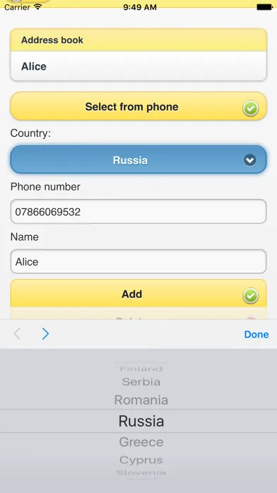Скриншоты FreebieSMS: Send SMS