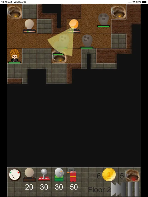 Capturas de pantalla de Adventure Game Under the Crypt iPad 
