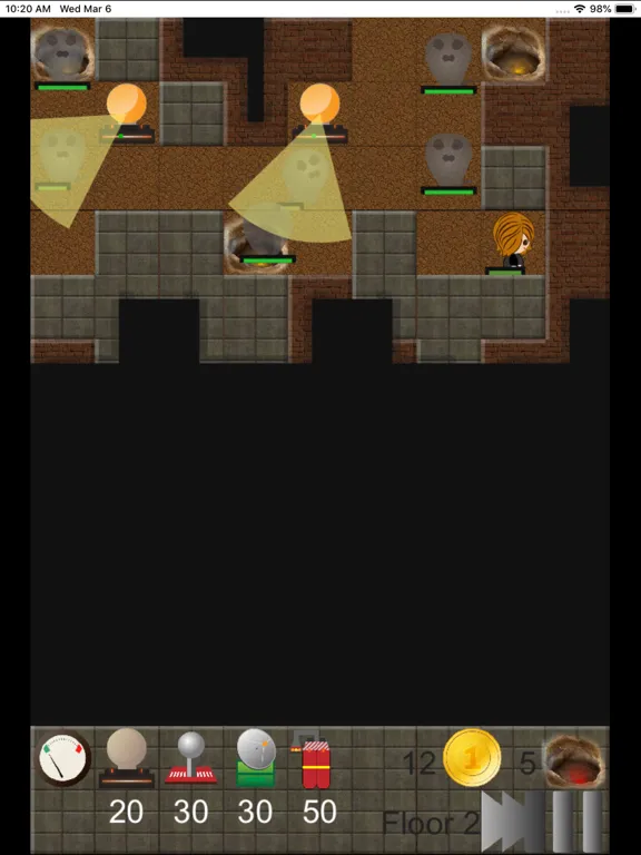 Capturas de pantalla de Adventure Game Under the Crypt iPad 