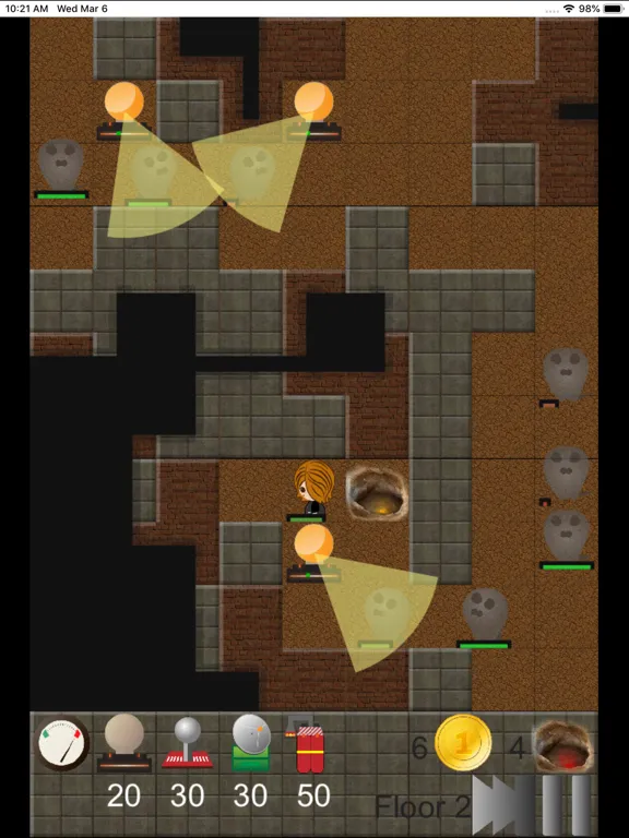 Capturas de pantalla de Adventure Game Under the Crypt iPad 