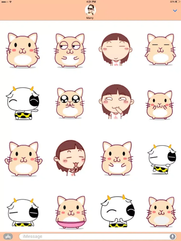 Ảnh chụp màn hình của Moji Emoji Exploji iPad 
