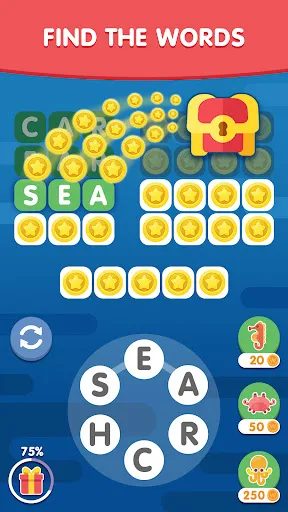 Screenshot di Word Search Sea: Word Puzzle