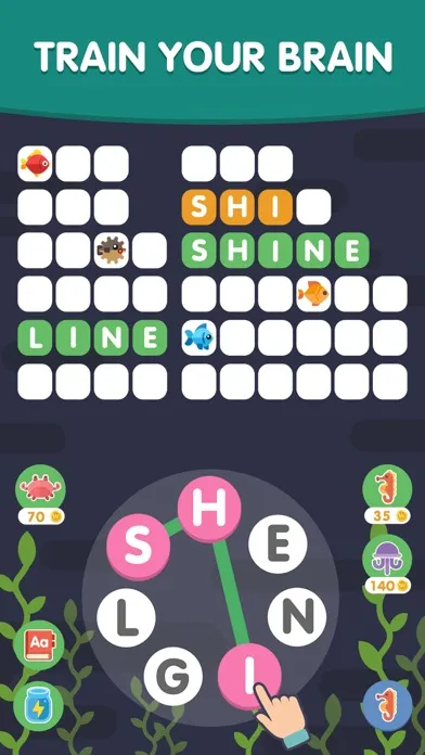 Word Search Sea Game سکرین شاٹس
