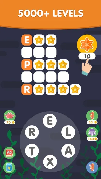 Word Search Sea Game سکرین شاٹس