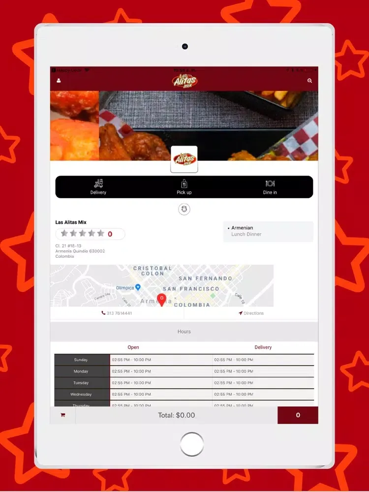 Las Alitas Mix iPad  Screenshots
