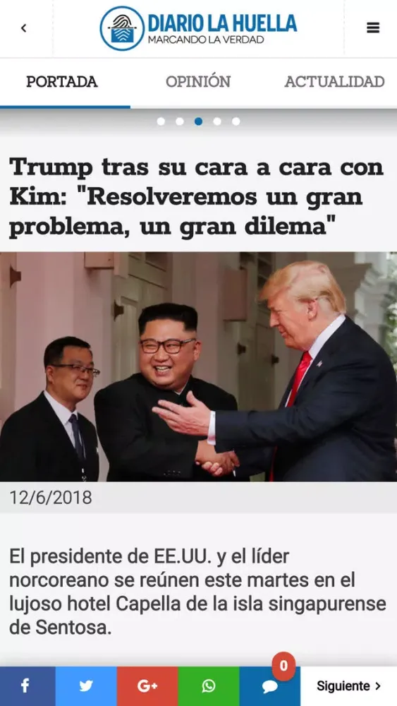 Diario La Huella स्क्रीनशॉट
