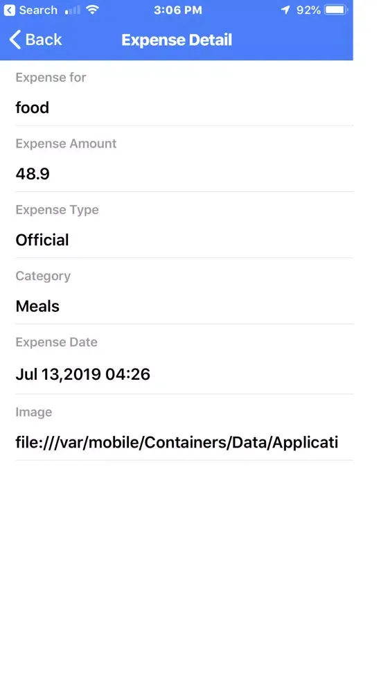 Expense OpenPro ERP Payables Screenshots