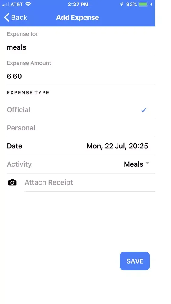 Expense OpenPro ERP Payables Screenshots