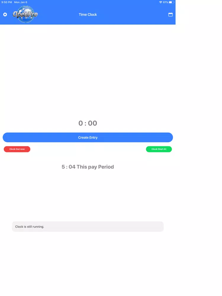 TimeCard OpenPro ERP iPad  Ekran Görüntüleri