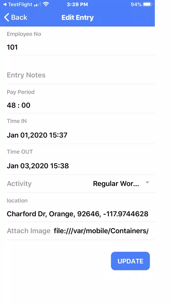 TimeCard OpenPro ERP Ekran Görüntüleri