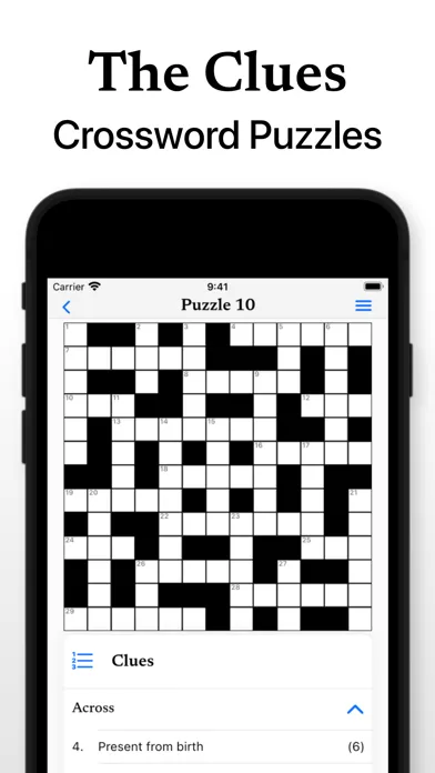 The Clues - Crossword Puzzles应用截图