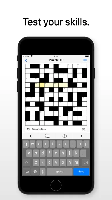 The Clues - Crossword Puzzles应用截图