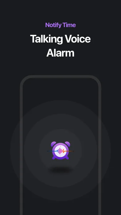 Capturas de tela do Talking Voice Alarm - Reminder