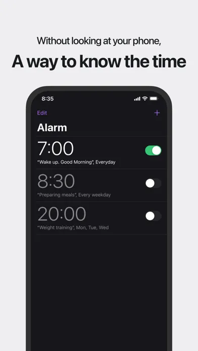 Capturas de tela do Talking Voice Alarm - Reminder