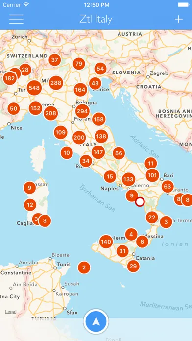 Ảnh chụp màn hình của ZTL Italy - Limited Traffic Zone
