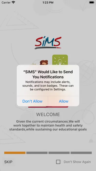 SIMSLMS 스크린샷
