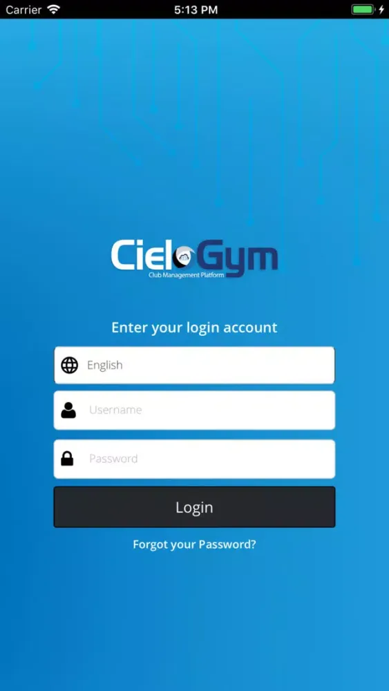 Tangkapan layar CieloGym