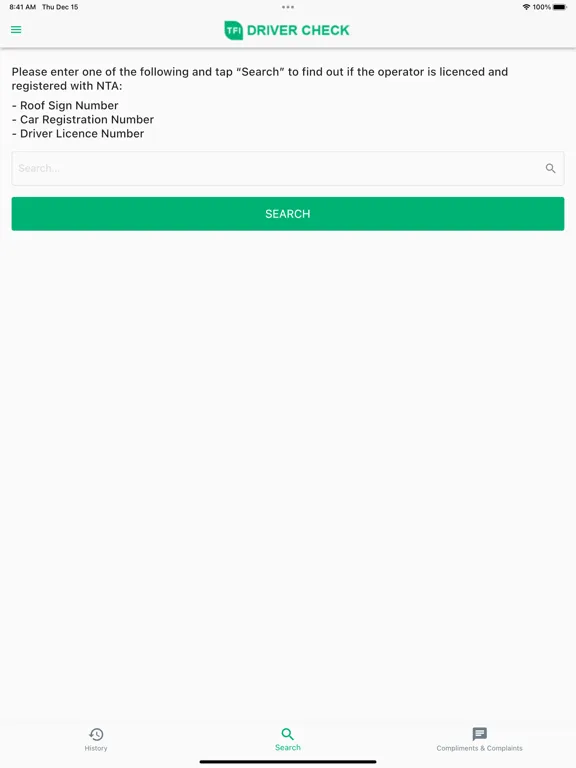 Driver Check iPad  Screenshots