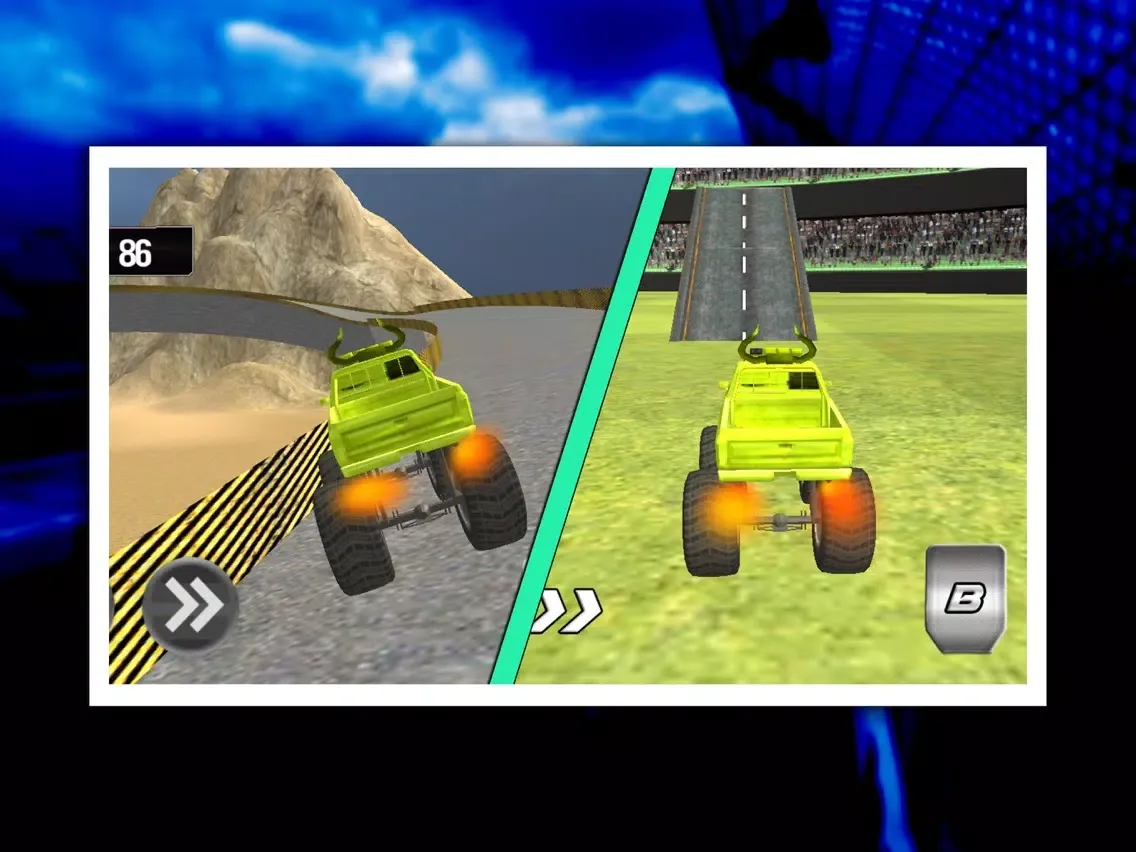 تصاویر Monster Truck Adventure Parking 3D Games iPad 