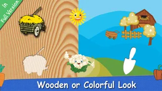 Ảnh chụp màn hình của Farm Puzzle for Babies Free: Move Cartoon Images and Listen Sounds of Animals or Vehicles with Best Jigsaw Game and Top Fun for Kids, Toddlers and Preschool