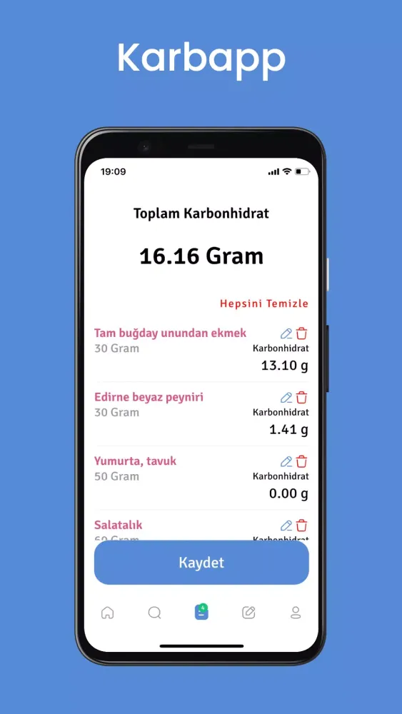 KarbApp Ekran Görüntüleri