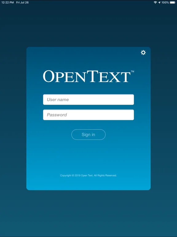 Zrzuty ekranu OpenText Active Orders Mobile iPad 