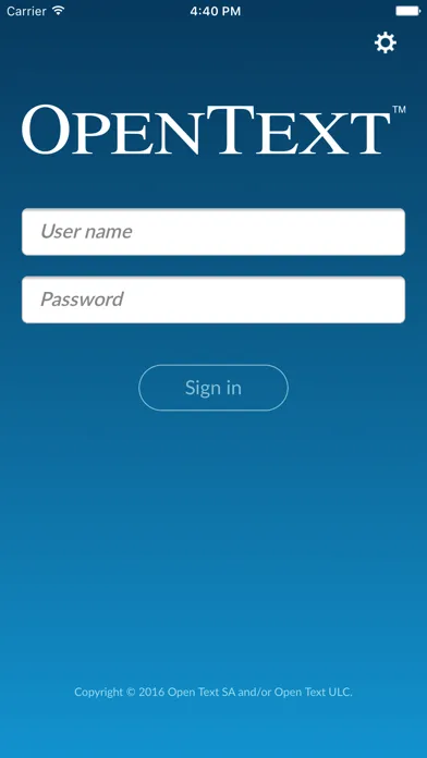 Zrzuty ekranu OpenText Active Orders Mobile