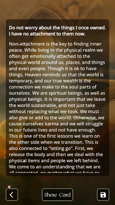 Скриншоты Passed Loved Ones Oracle-Cards