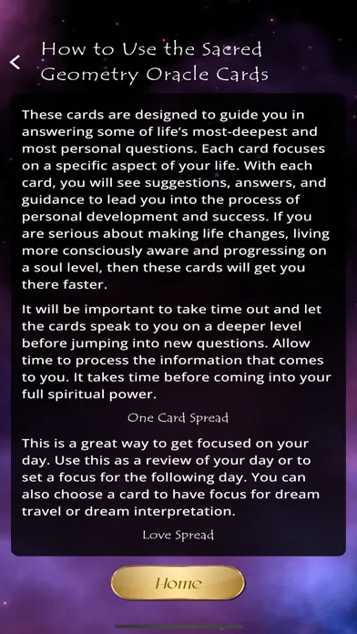 Sacred Geometry Oracle Cards應用截圖