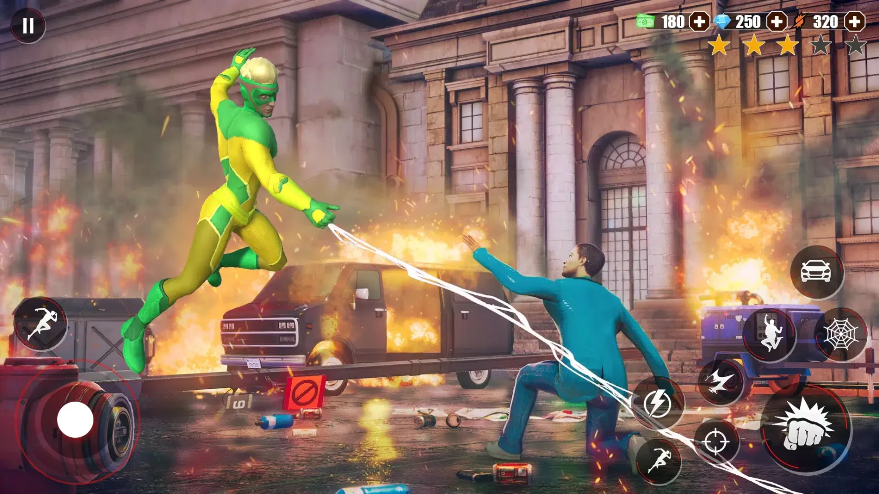 Super Rope Hero: Crime City Screenshots