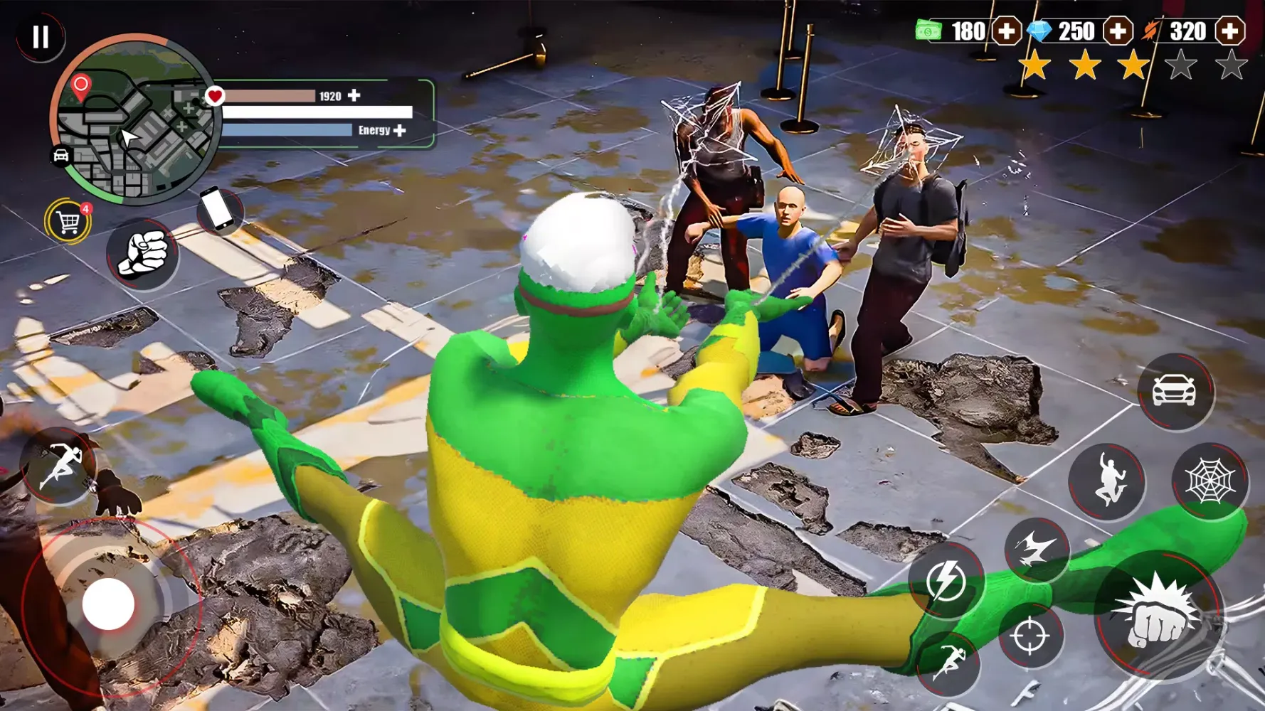 Super Rope Hero: Crime City Screenshots
