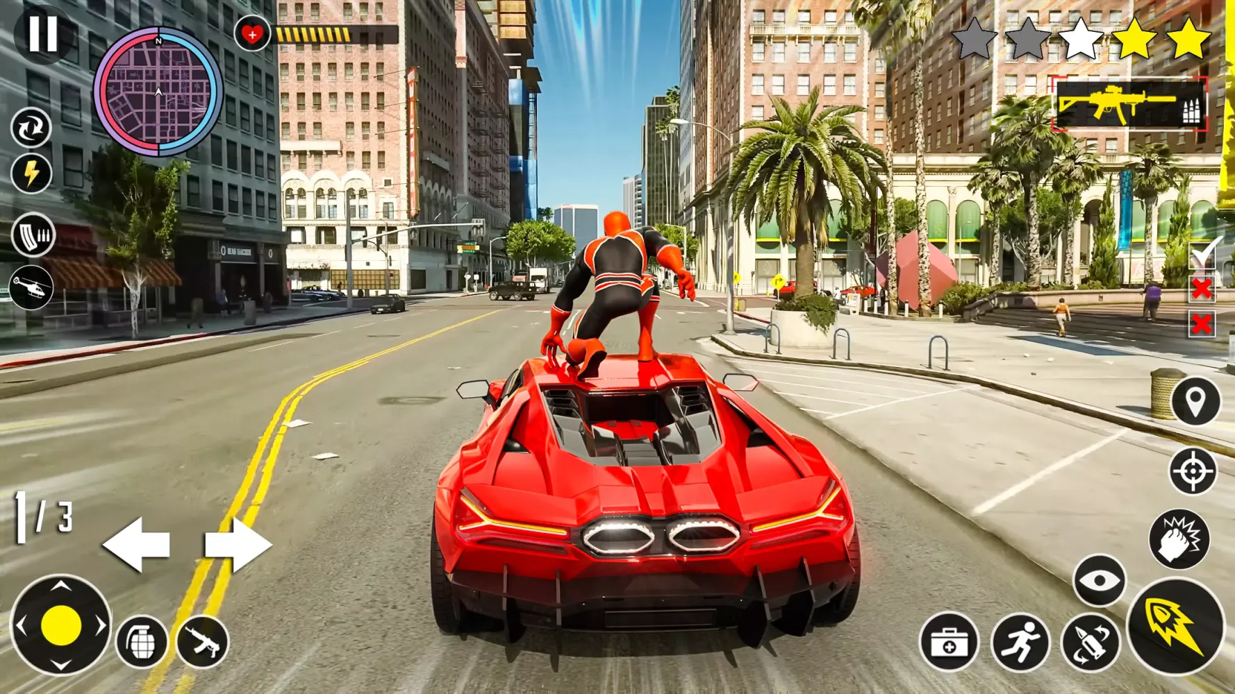 Spider Game Mafia Rope Hero应用截图
