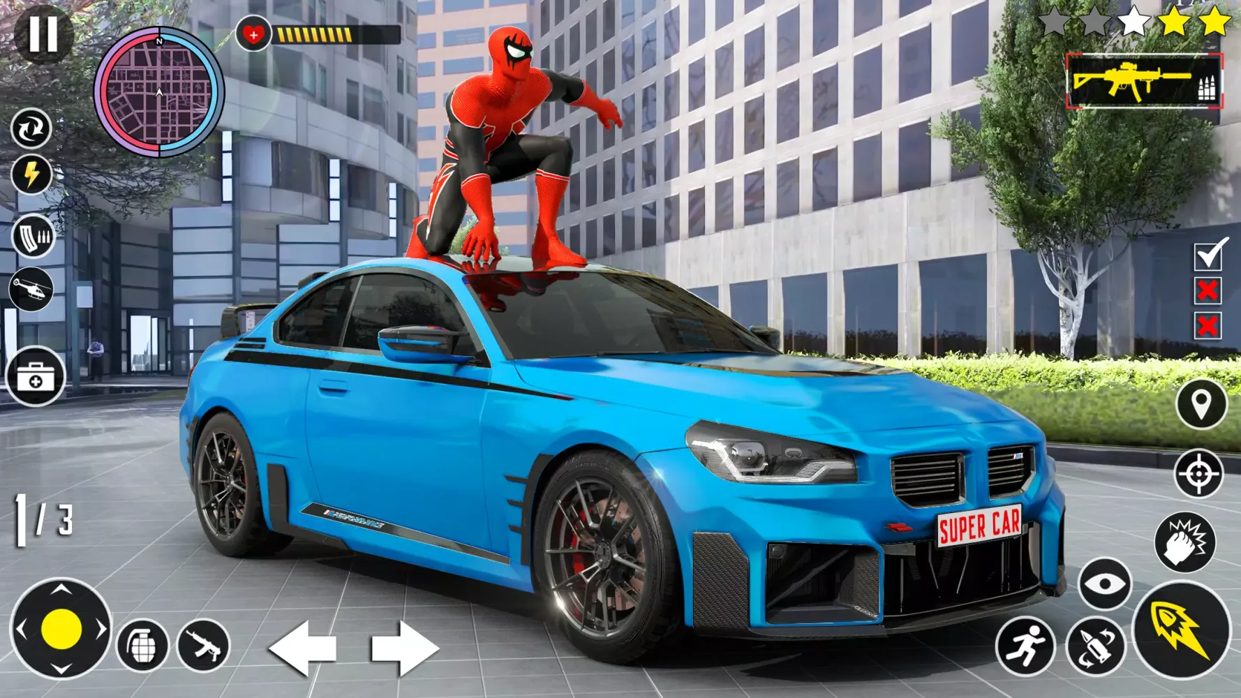 Spider Game Mafia Rope Hero应用截图