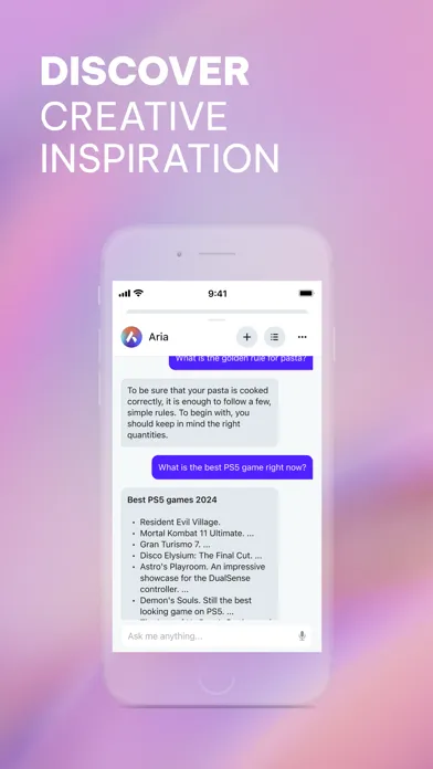 Opera: AI browser with VPN Ekran Görüntüleri