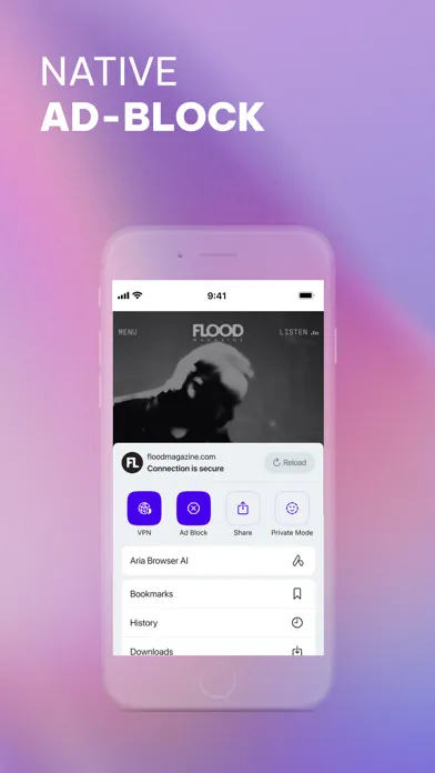 Opera: AI browser with VPN Ekran Görüntüleri