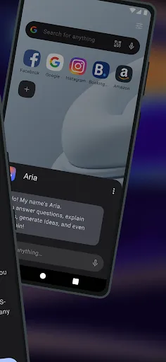 Opera browser beta with AI应用截图