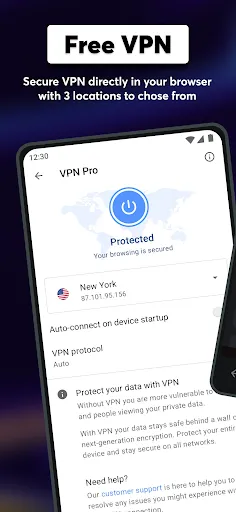 Opera browser beta with AI应用截图