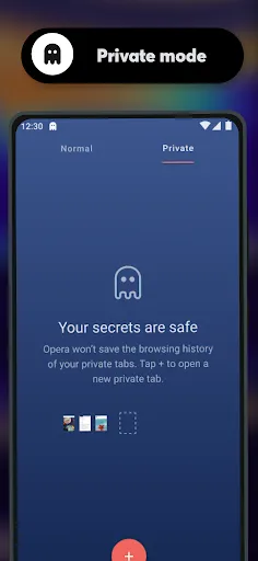 Opera browser beta with AI应用截图