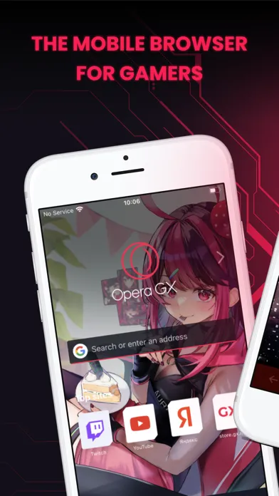 Capturas de pantalla de Opera GX
