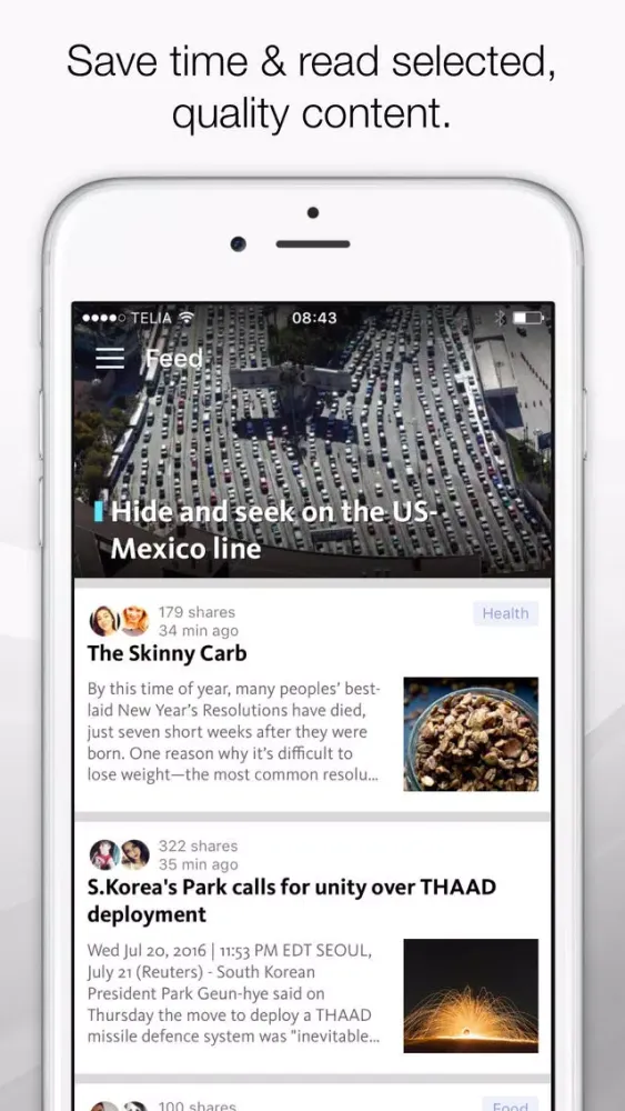 FeedNews: AI curated social news for productivity应用截图