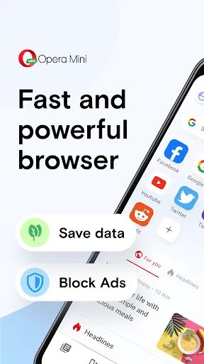 Opera Mini browser beta Screenshots