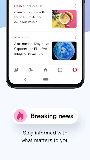 Opera Mini browser beta Screenshots