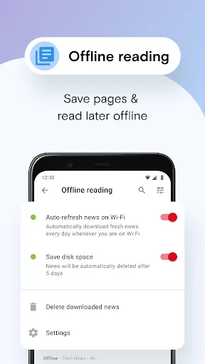 Opera Mini browser beta Screenshots