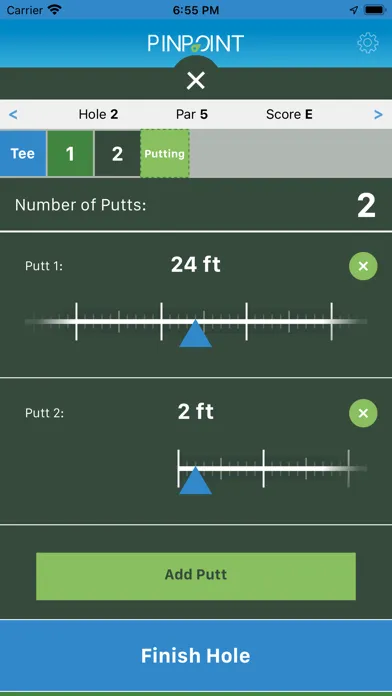 Pinpoint: Golf Strokes Gained Ekran Görüntüleri