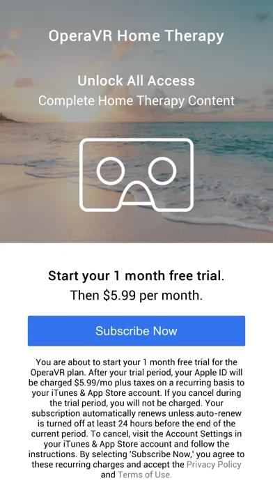 OperaVR Home Therapy Screenshots