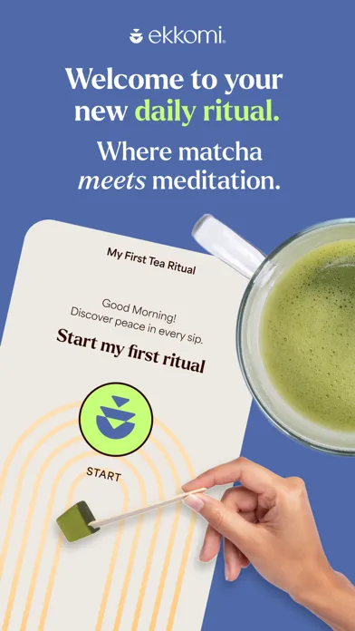 Ảnh chụp màn hình của ekkomi: stress less matcha tea