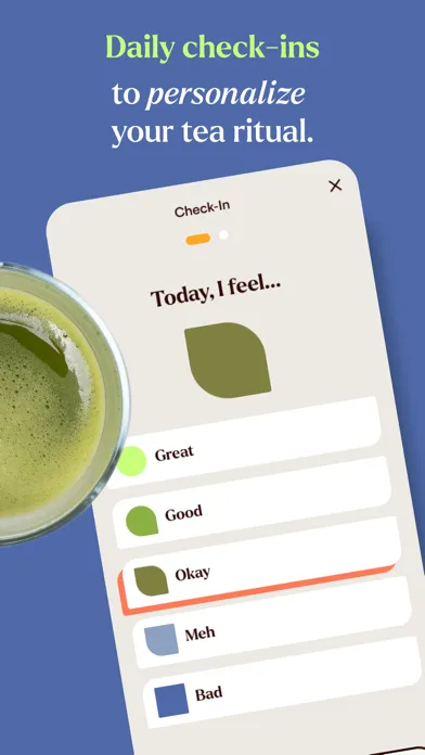 Ảnh chụp màn hình của ekkomi: stress less matcha tea